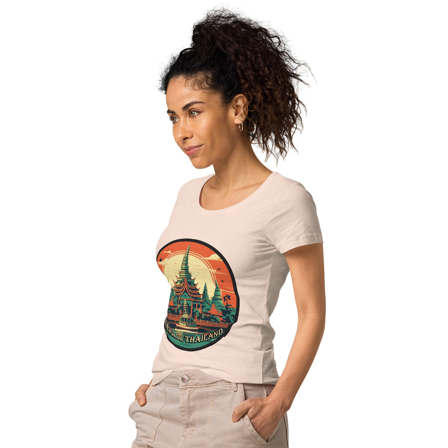 Bangkok Thailand Souvenir Women’s basic organic t-shirt