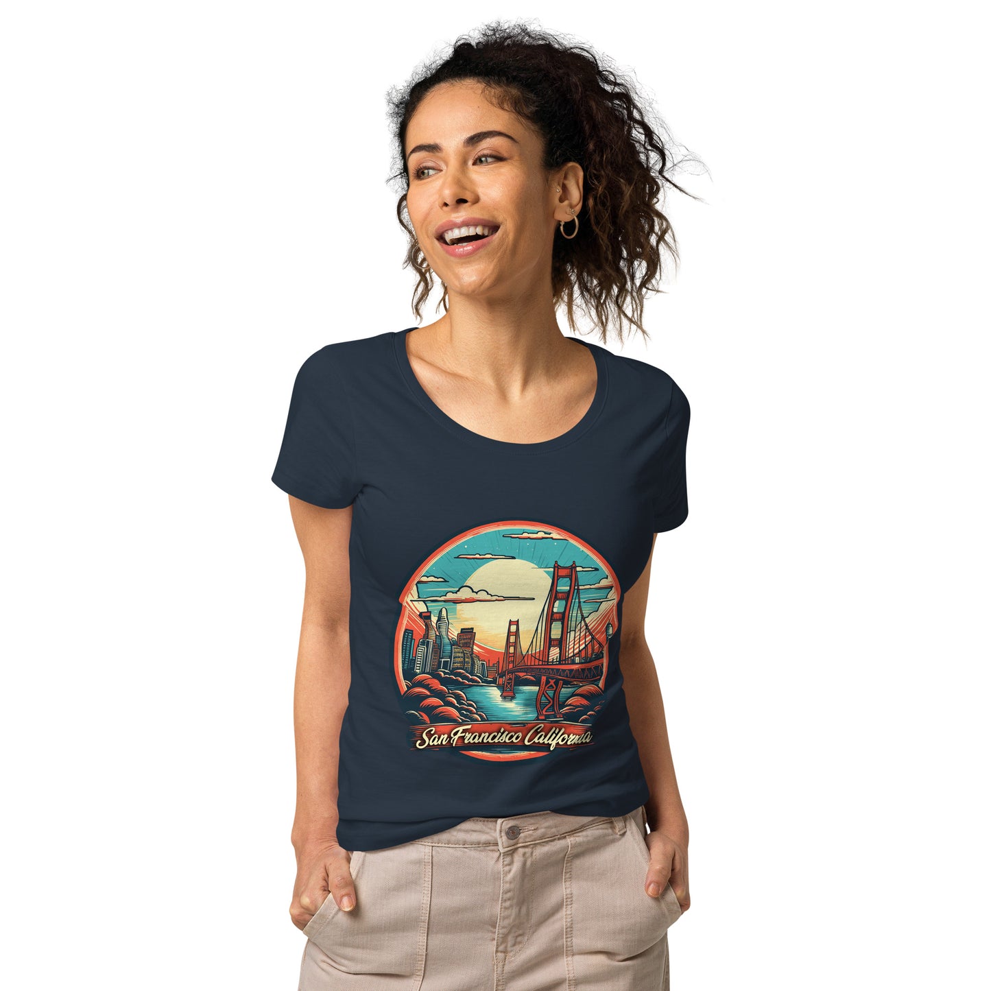 San Francisco California Souvenir Women’s basic organic t-shirt