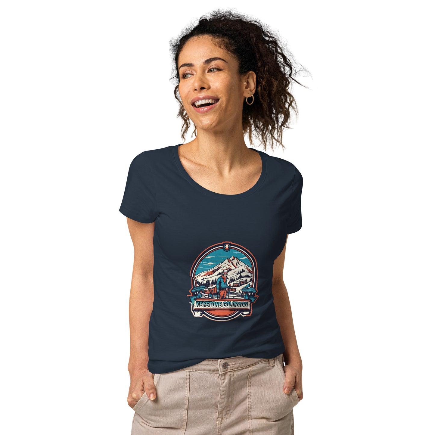 Keystone Colorado Souvenir Women’s basic organic t-shirt