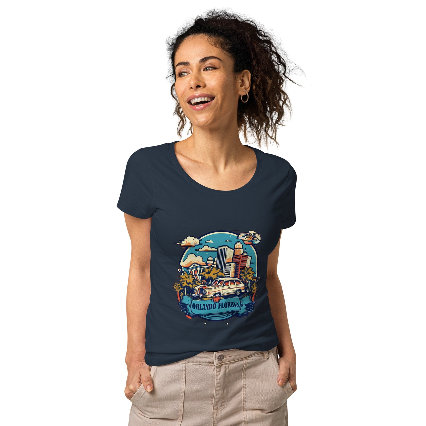 Orlando Florida Souvenir Women’s basic organic t-shirt