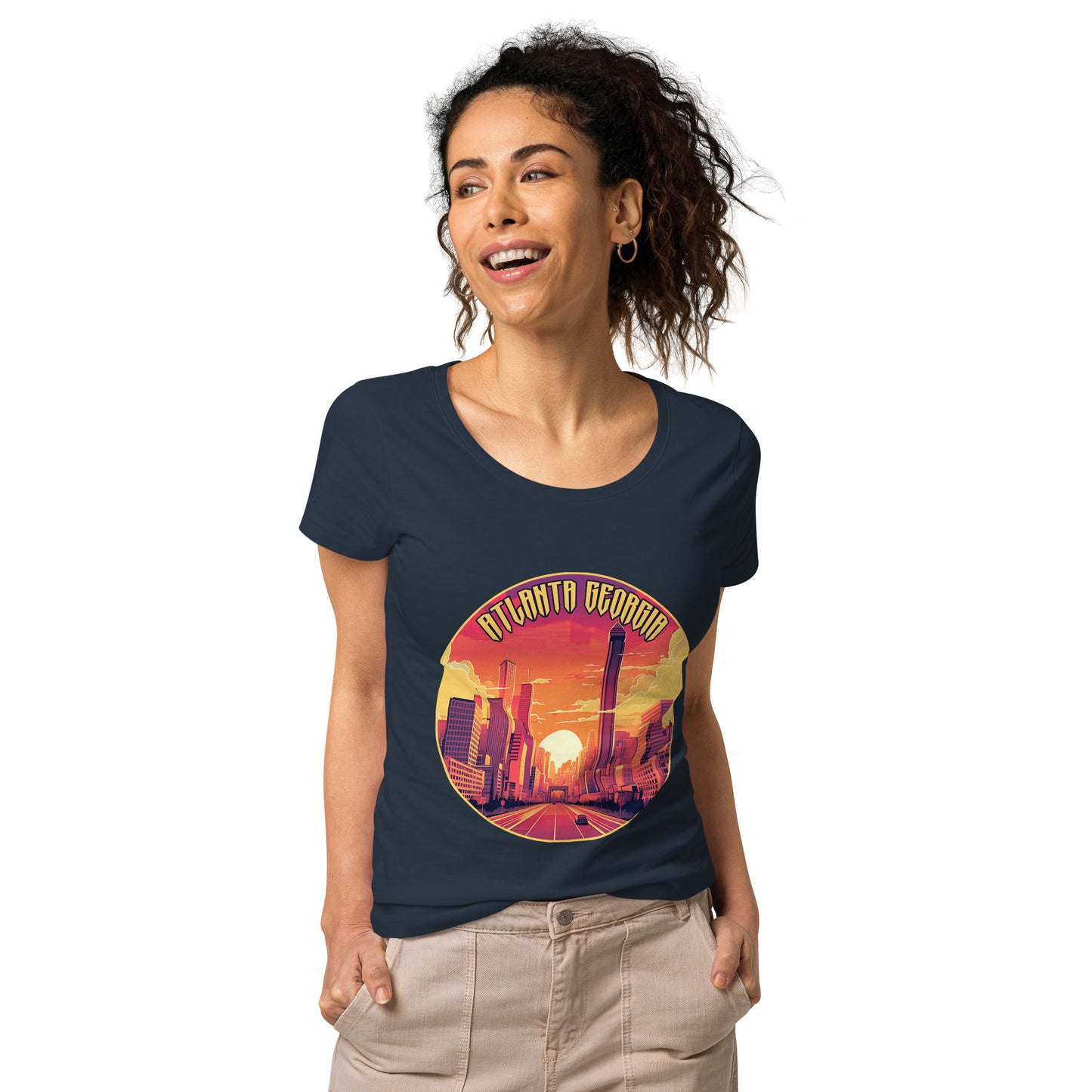 Atlanta Georgia Souvenir Women’s basic organic t-shirt