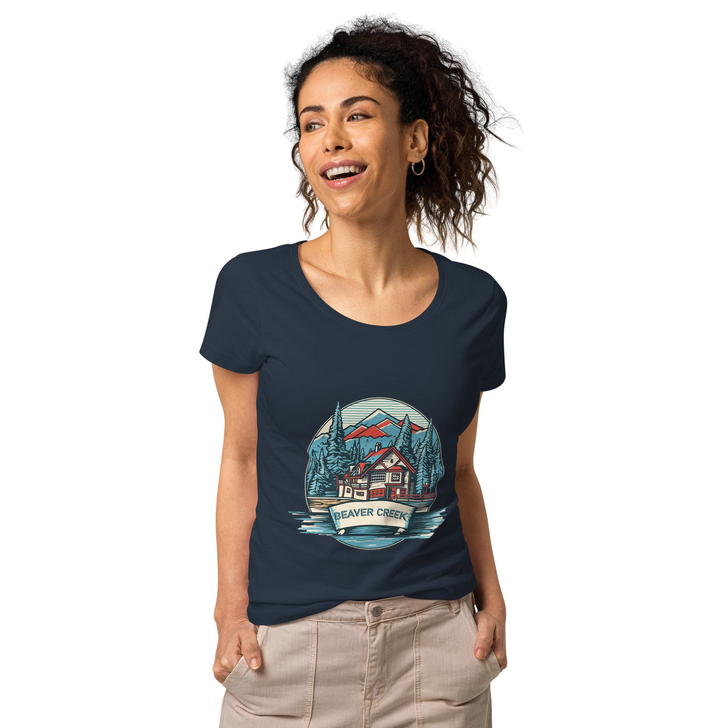 Beaver Creek Colorado Souvenir Women’s basic organic t-shirt