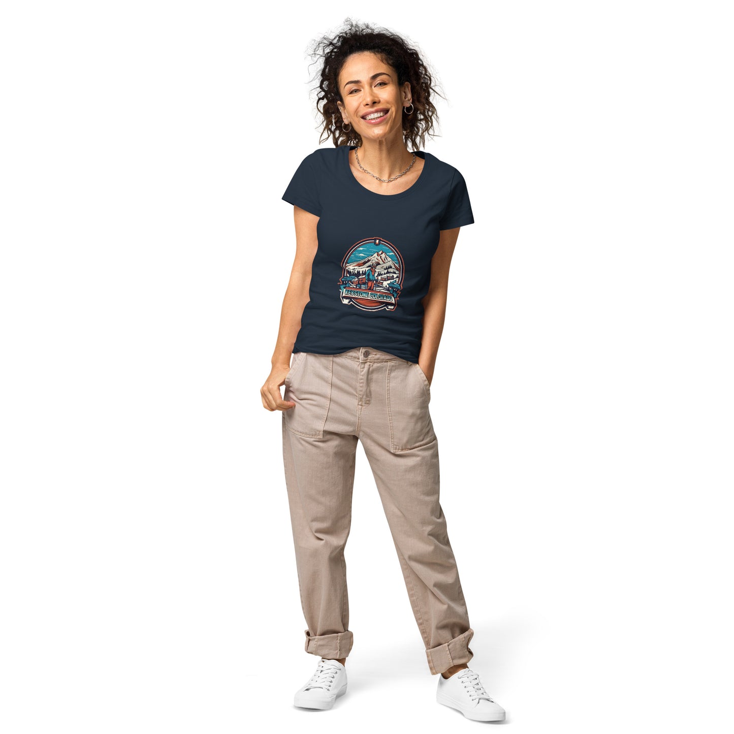 Keystone Colorado Souvenir Women’s basic organic t-shirt