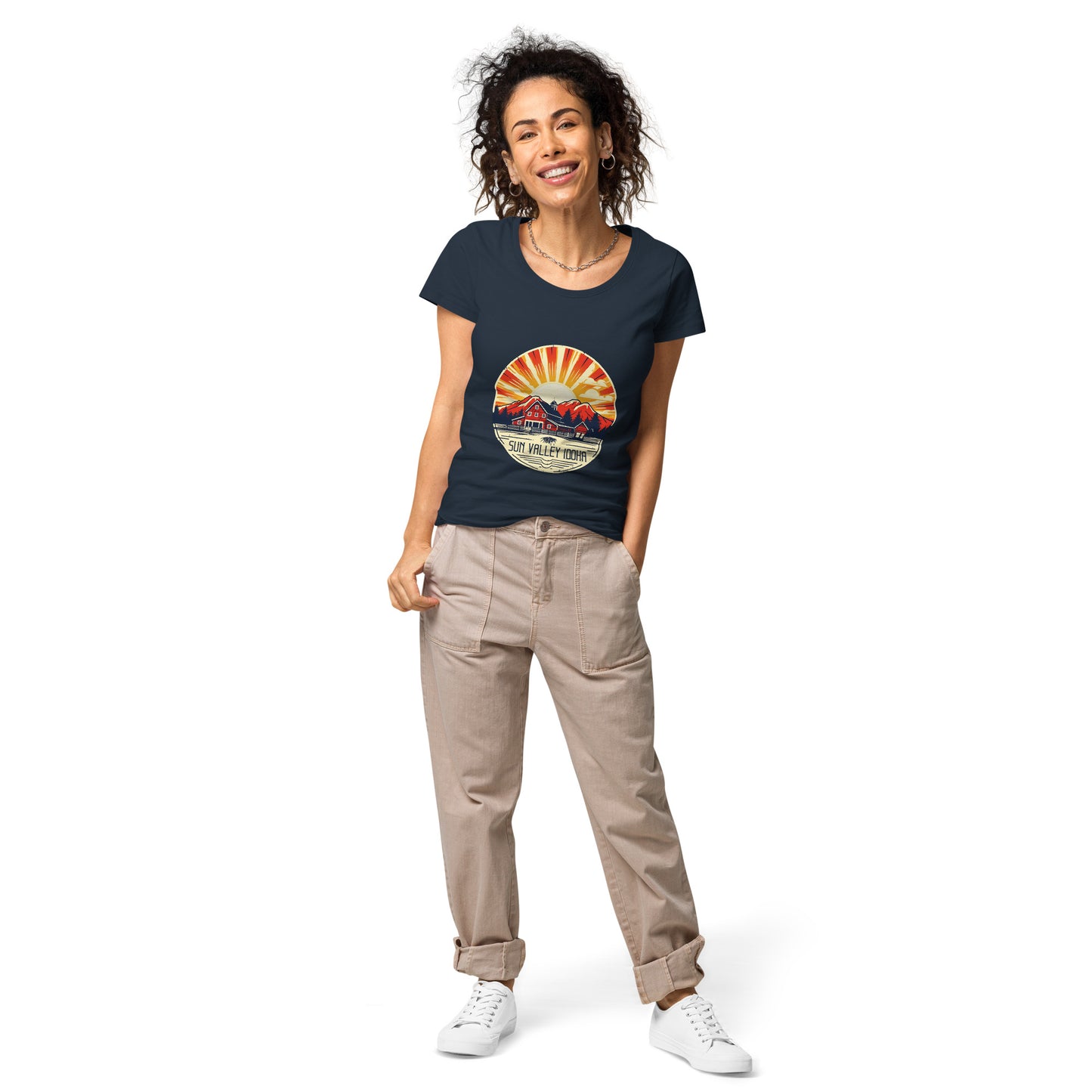 Sun Valley Idaho Souvenir Women’s basic organic t-shirt