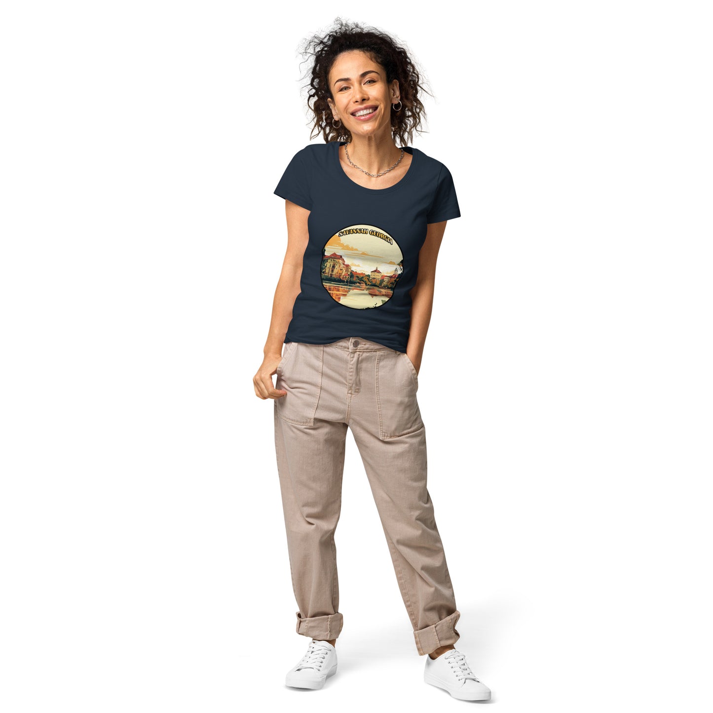 Savannah Georgia Souvenir Women’s basic organic t-shirt