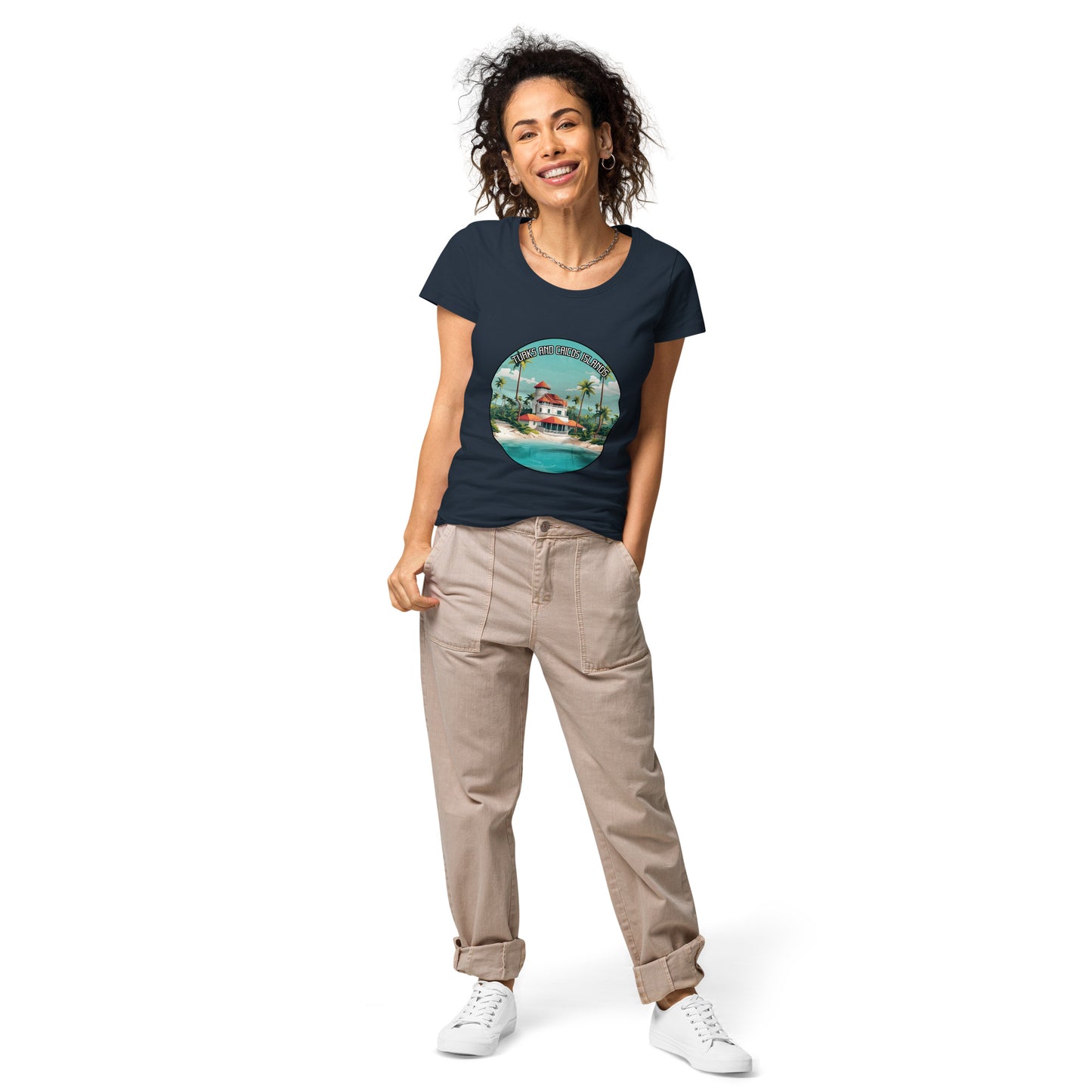 Turks and Caicos Islands Souvenir Women’s basic organic t-shirt