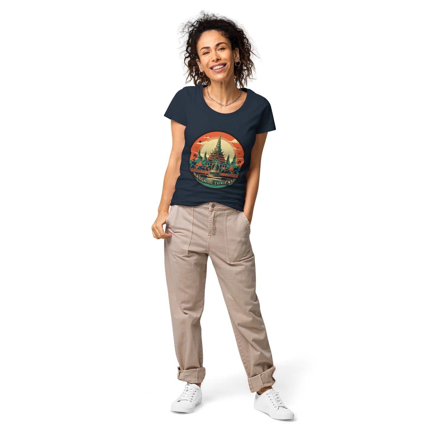 Bangkok Thailand Souvenir Women’s basic organic t-shirt