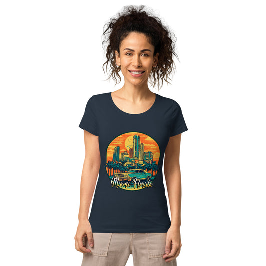 Miami Florida Souvenir Women’s basic organic t-shirt