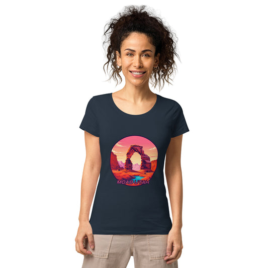 Moab Utah Souvenir Women’s basic organic t-shirt