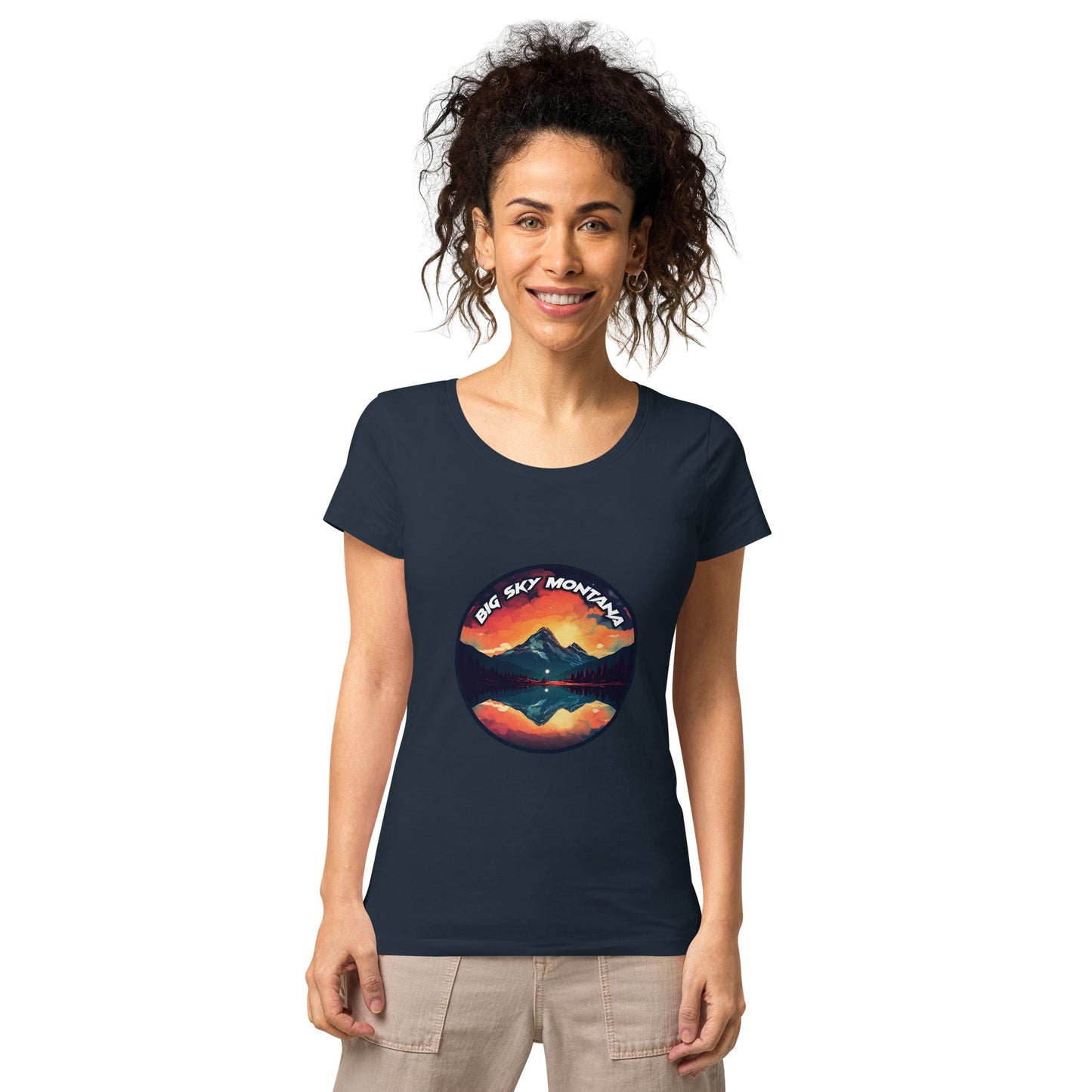 Big Sky Montana Souvenir Women’s basic organic t-shirt