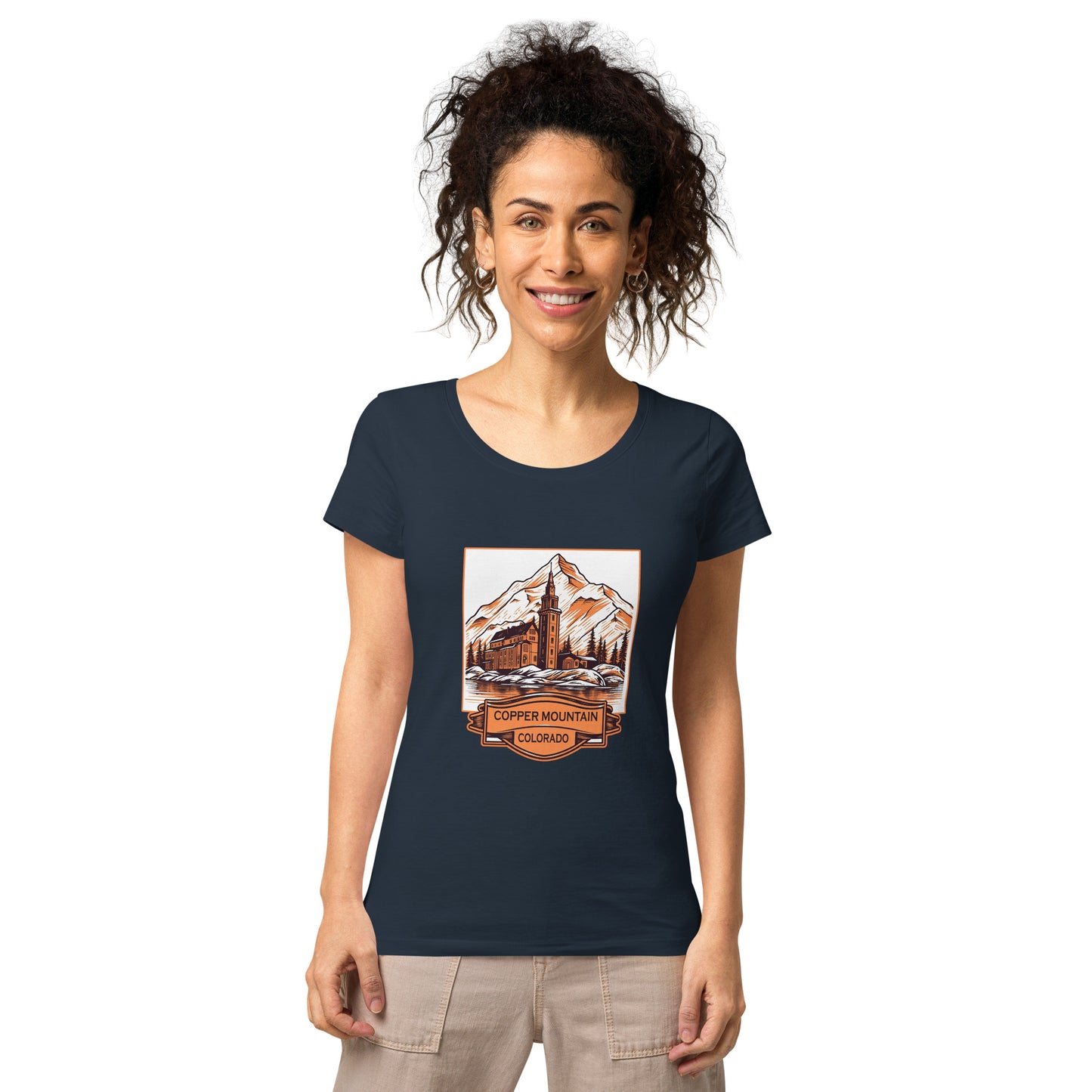 Copper Mountain Colorado Souvenir Women’s basic organic t-shirt