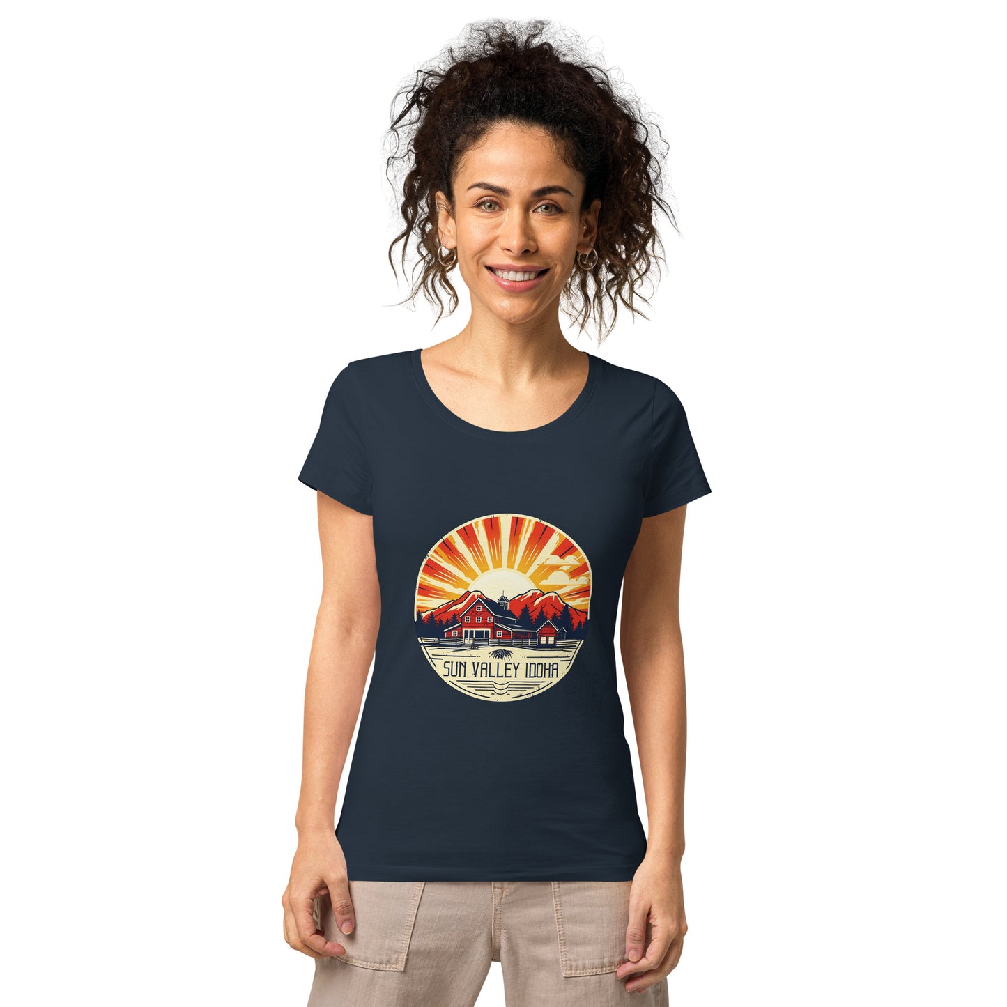 Sun Valley Idaho Souvenir Women’s basic organic t-shirt