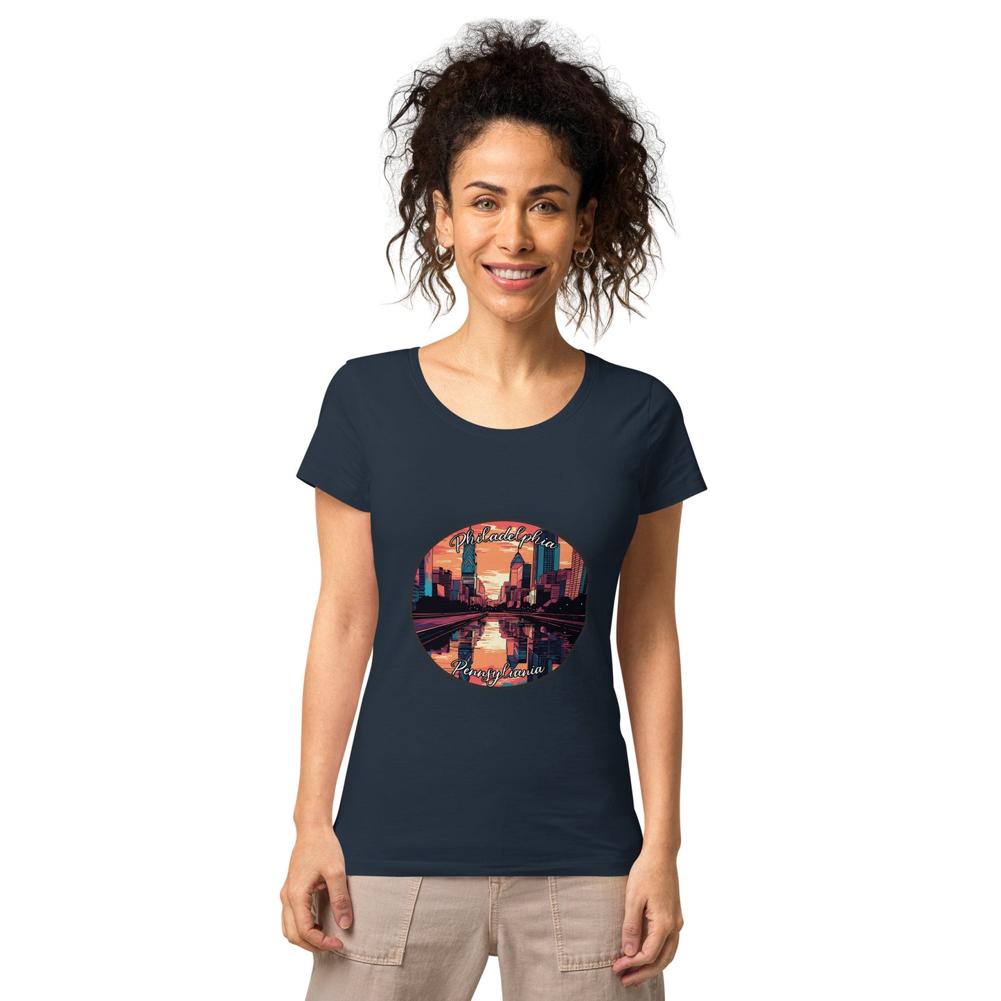 Philadelphia Pennsylvania Souvenir Women’s basic organic t-shirt