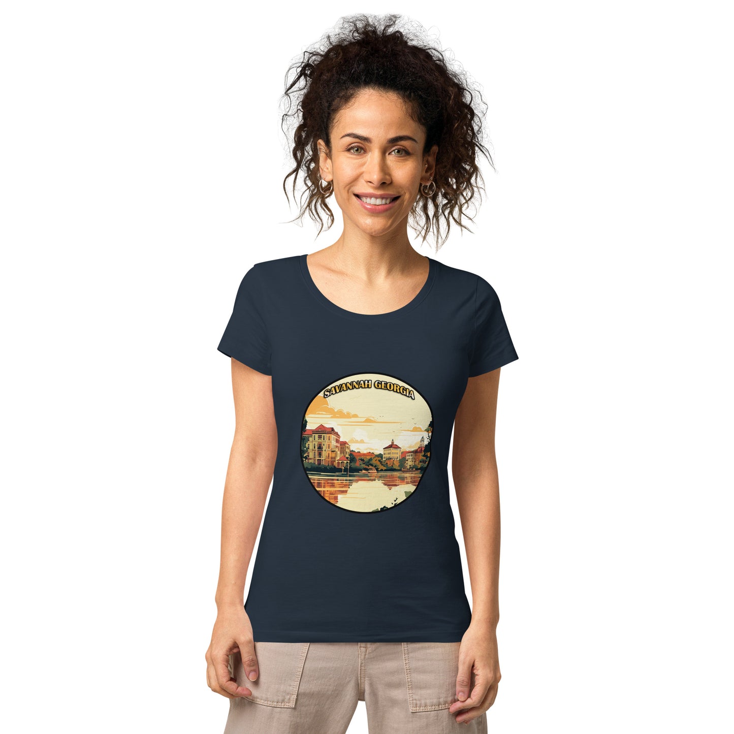 Savannah Georgia Souvenir Women’s basic organic t-shirt