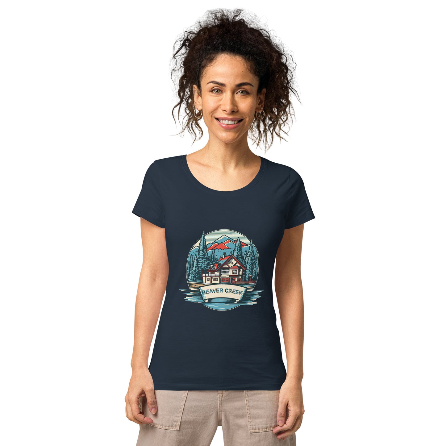 Beaver Creek Colorado Souvenir Women’s basic organic t-shirt