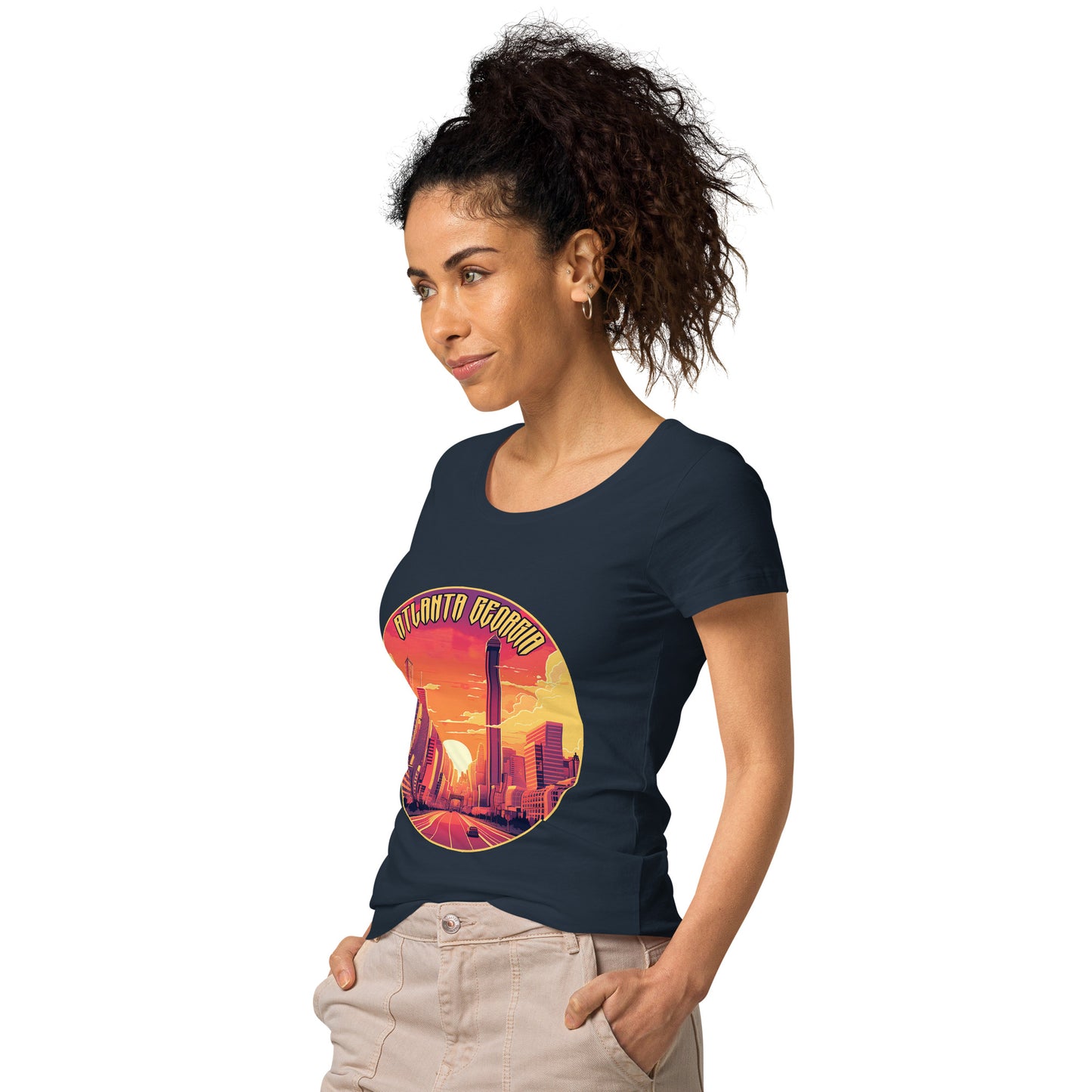 Atlanta Georgia Souvenir Women’s basic organic t-shirt