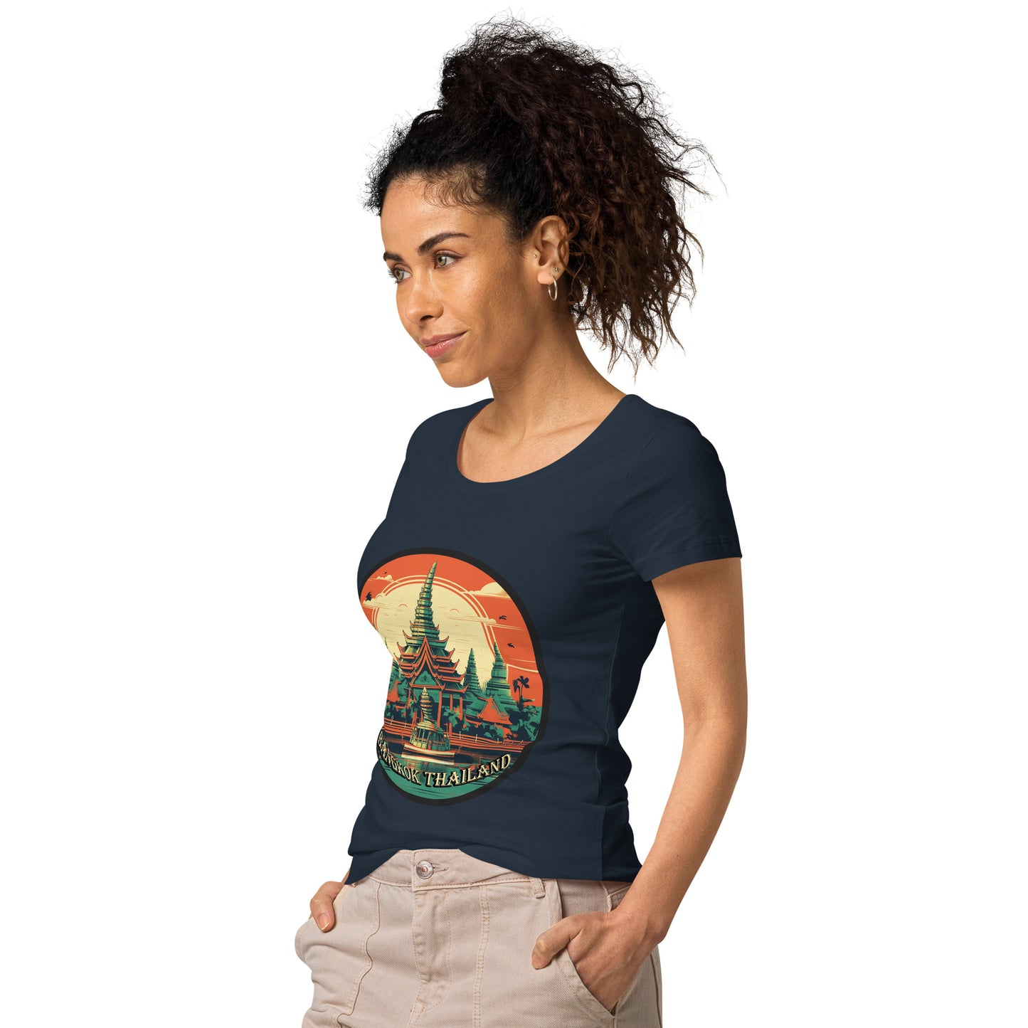 Bangkok Thailand Souvenir Women’s basic organic t-shirt