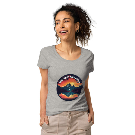 Big Sky Montana Souvenir Women’s basic organic t-shirt