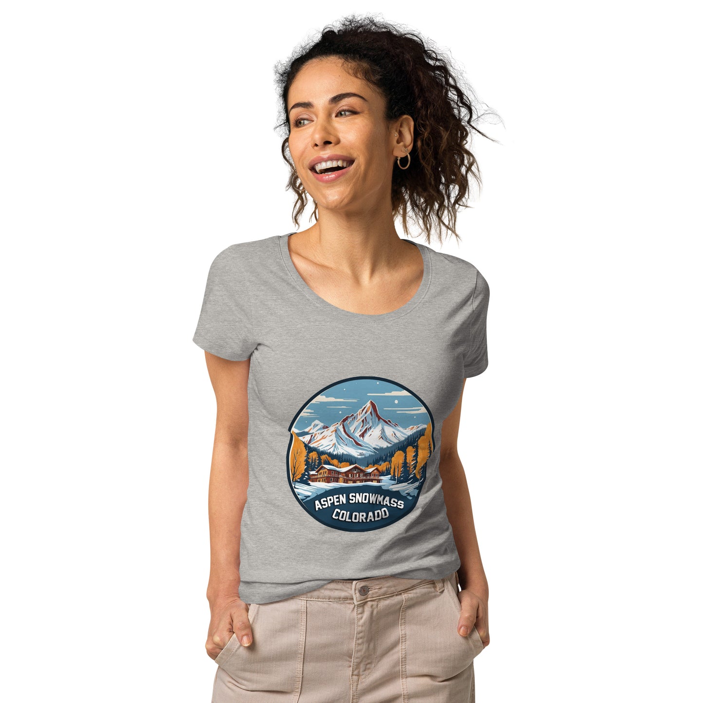 Aspen Snowmass Colorado Souvenir Women’s basic organic t-shirt