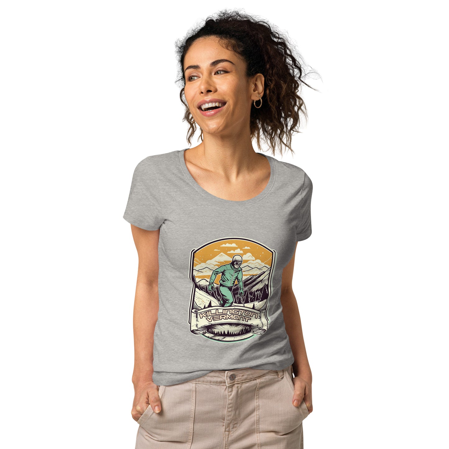 Killington Vermont Souvenir Women’s basic organic t-shirt