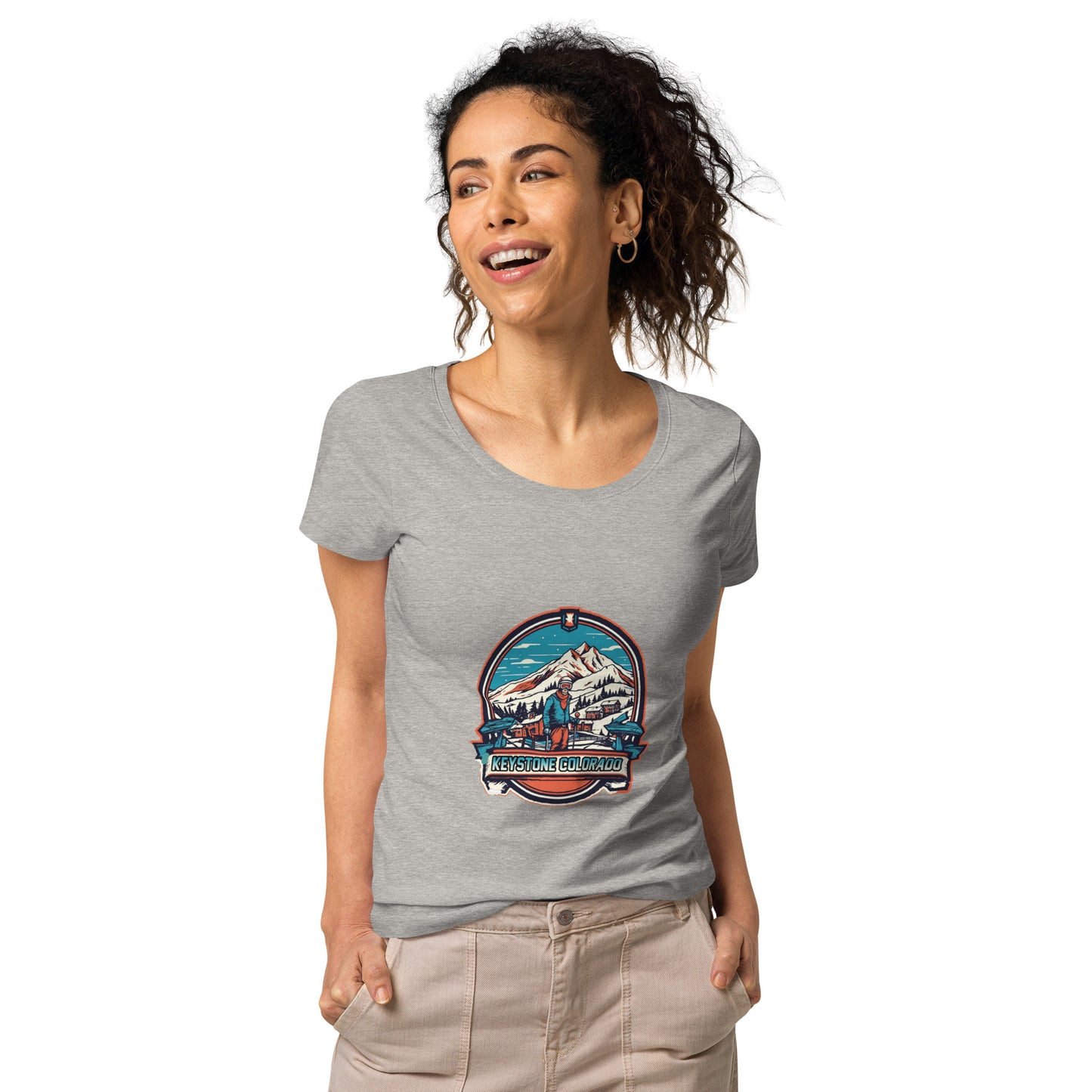 Keystone Colorado Souvenir Women’s basic organic t-shirt