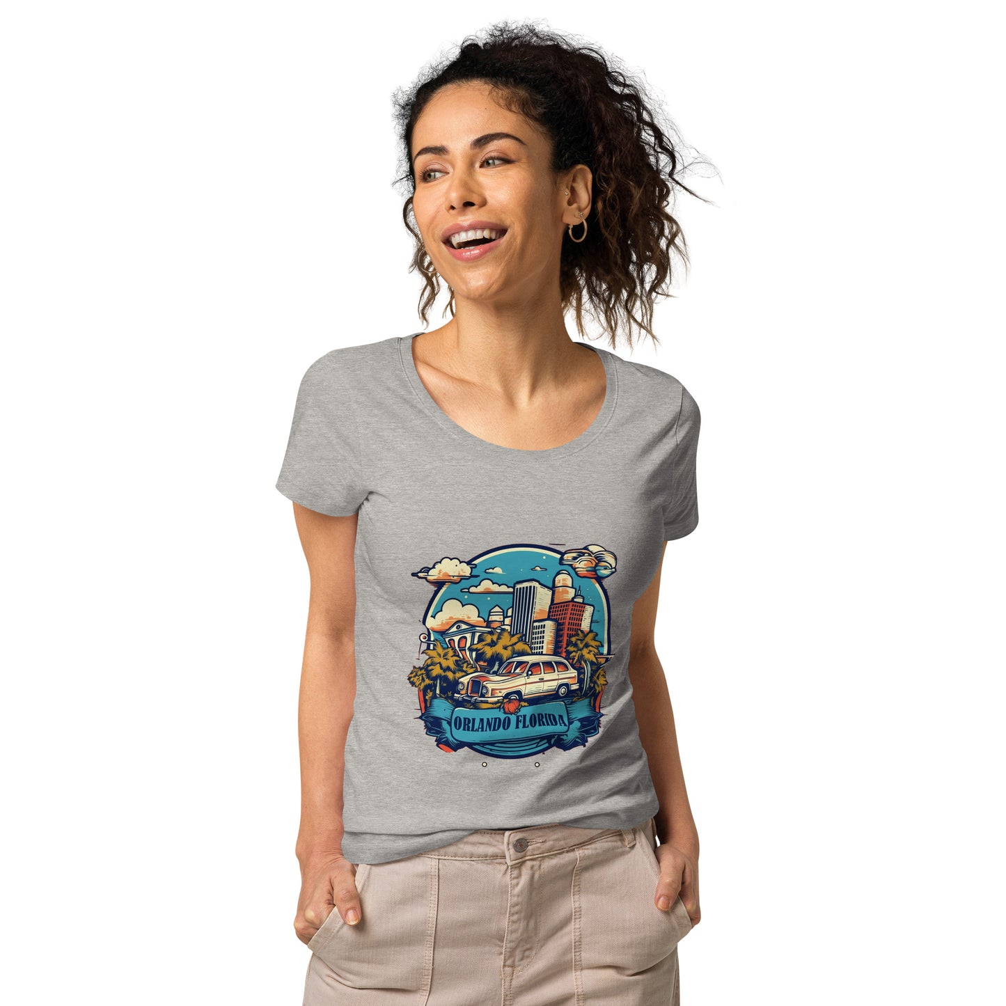 Orlando Florida Souvenir Women’s basic organic t-shirt