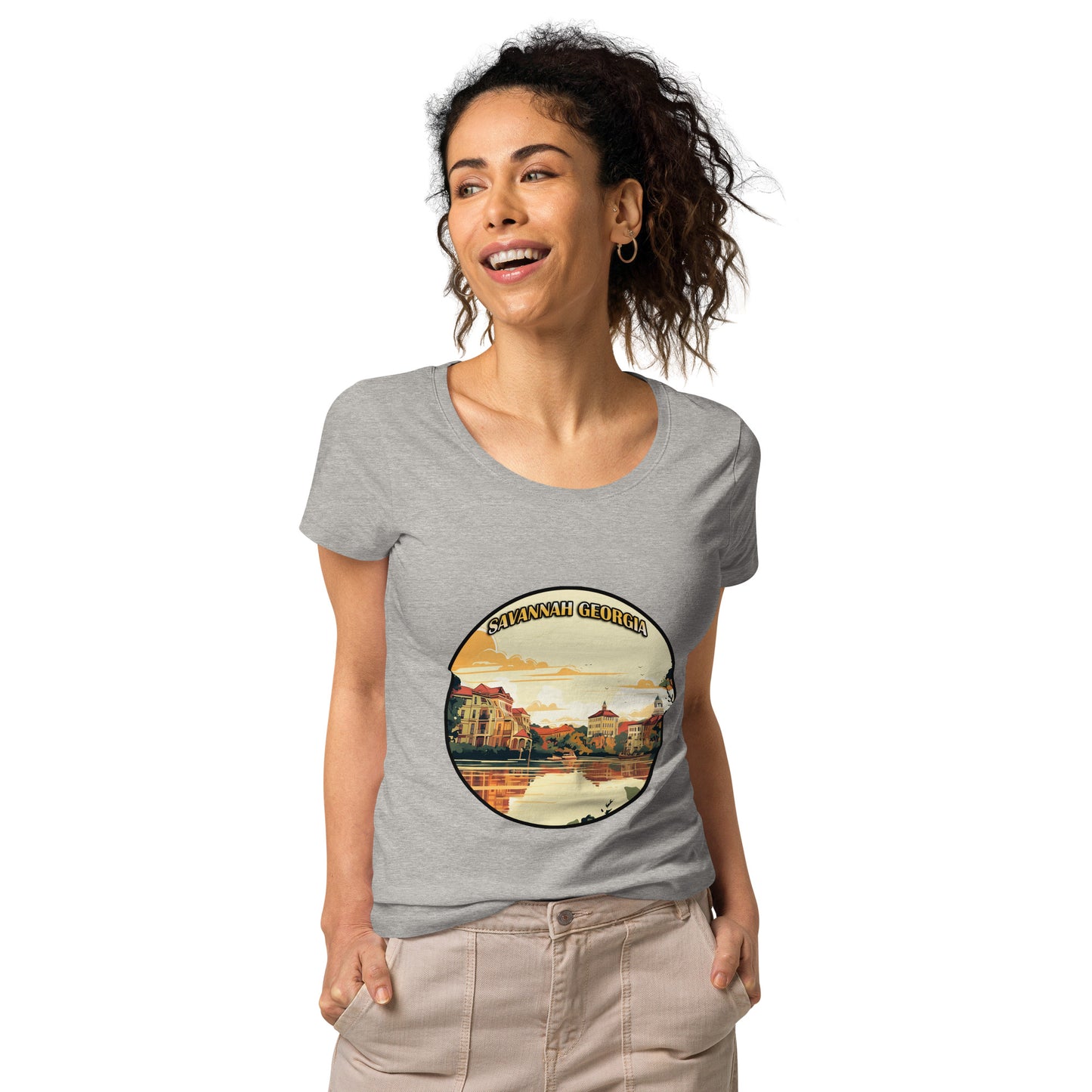 Savannah Georgia Souvenir Women’s basic organic t-shirt