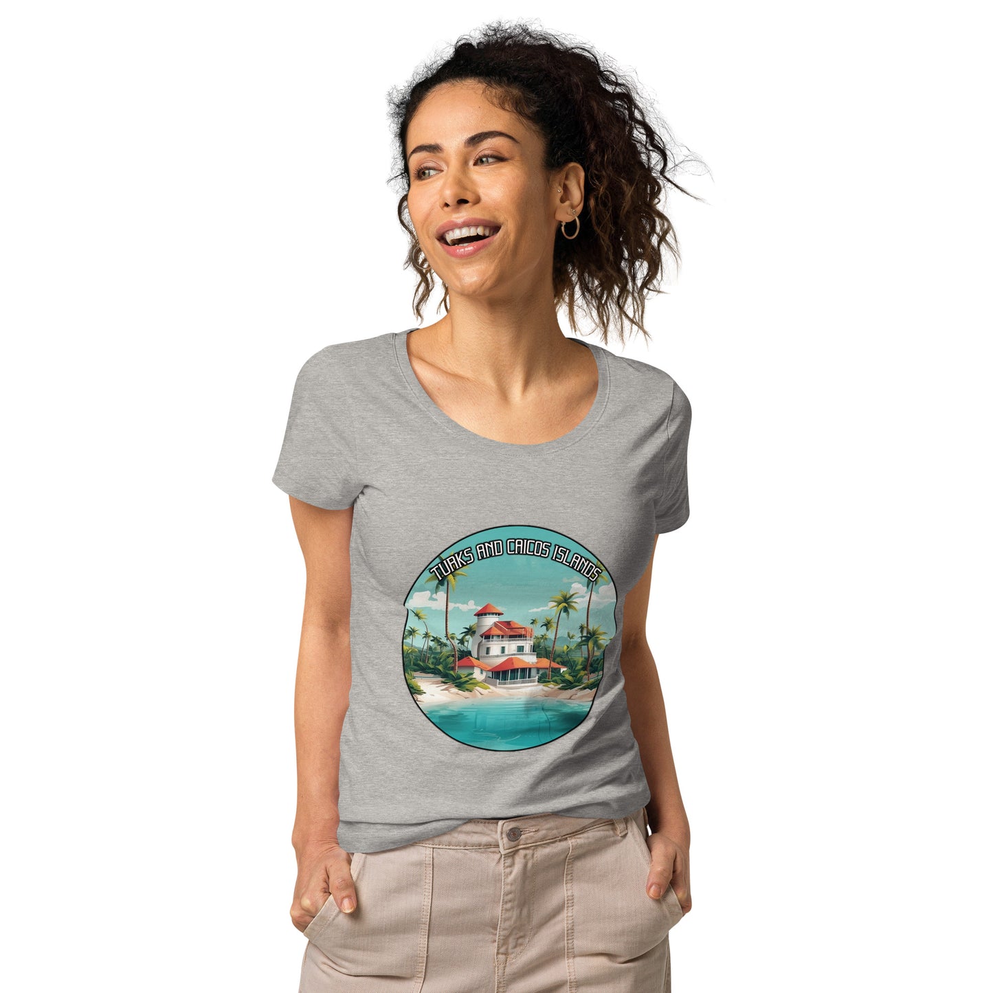 Turks and Caicos Islands Souvenir Women’s basic organic t-shirt