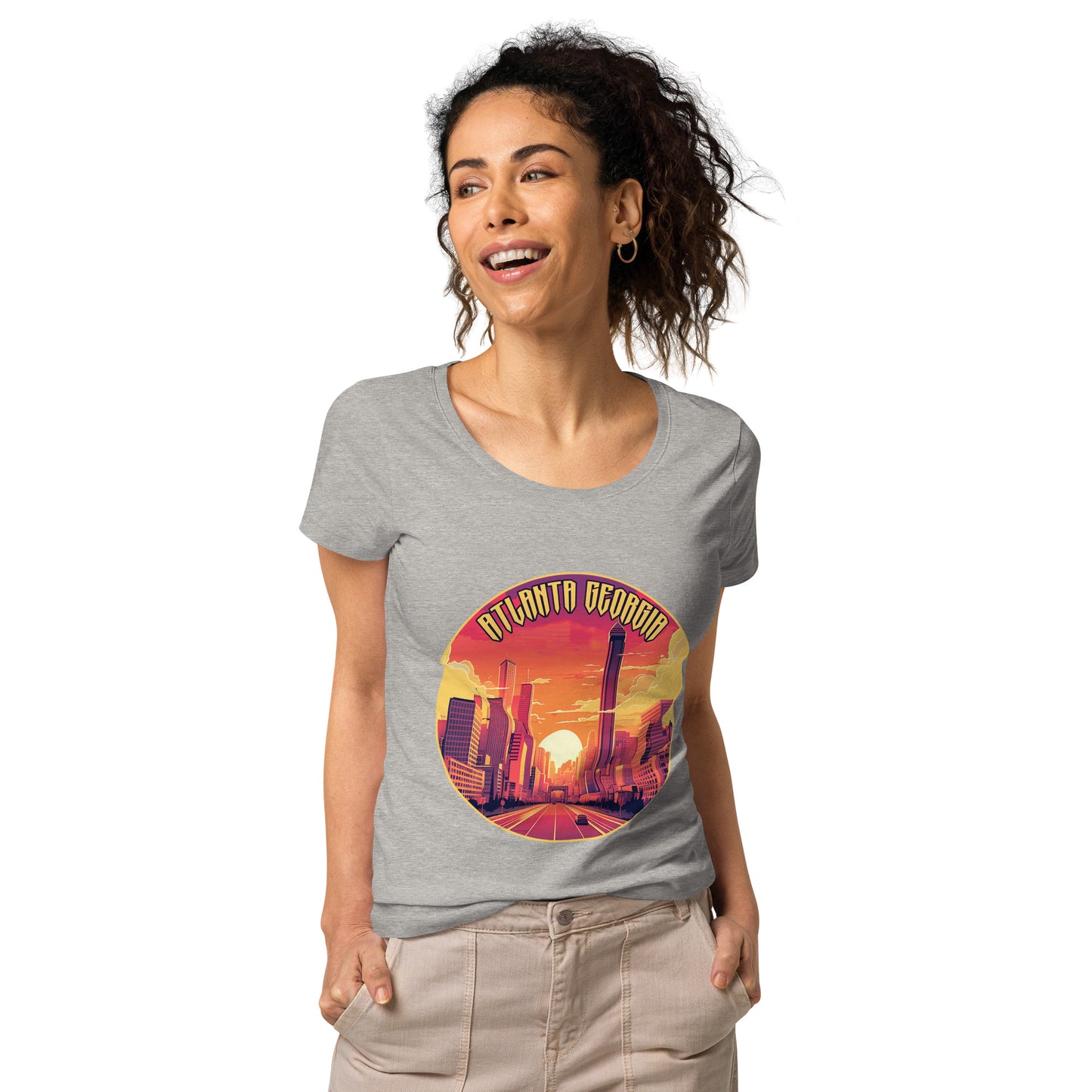 Atlanta Georgia Souvenir Women’s basic organic t-shirt