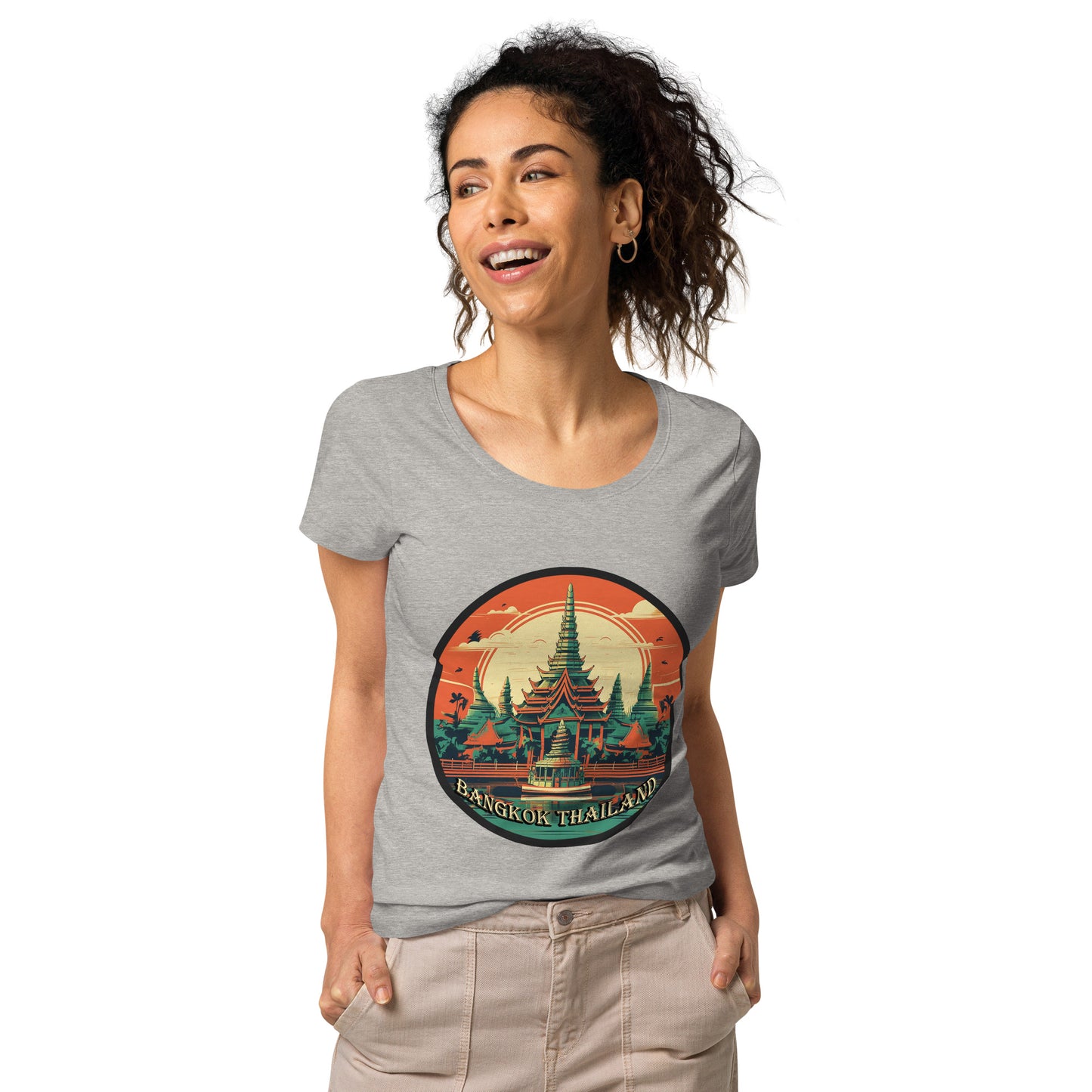 Bangkok Thailand Souvenir Women’s basic organic t-shirt