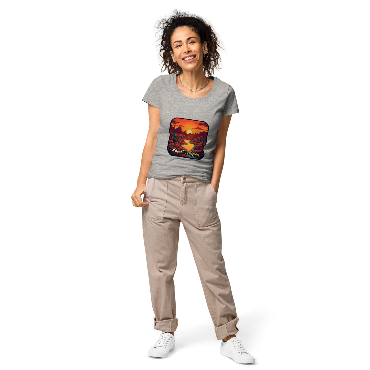 Phoenix Arizona Souvenir Women’s basic organic t-shirt