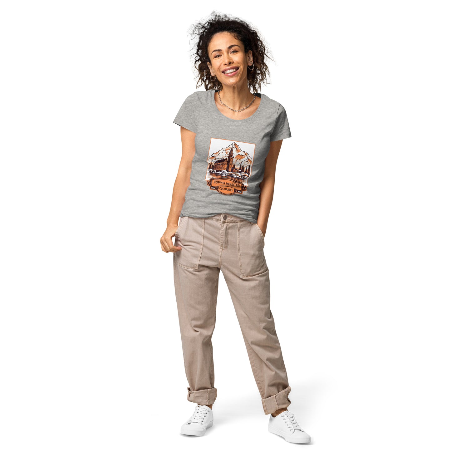 Copper Mountain Colorado Souvenir Women’s basic organic t-shirt