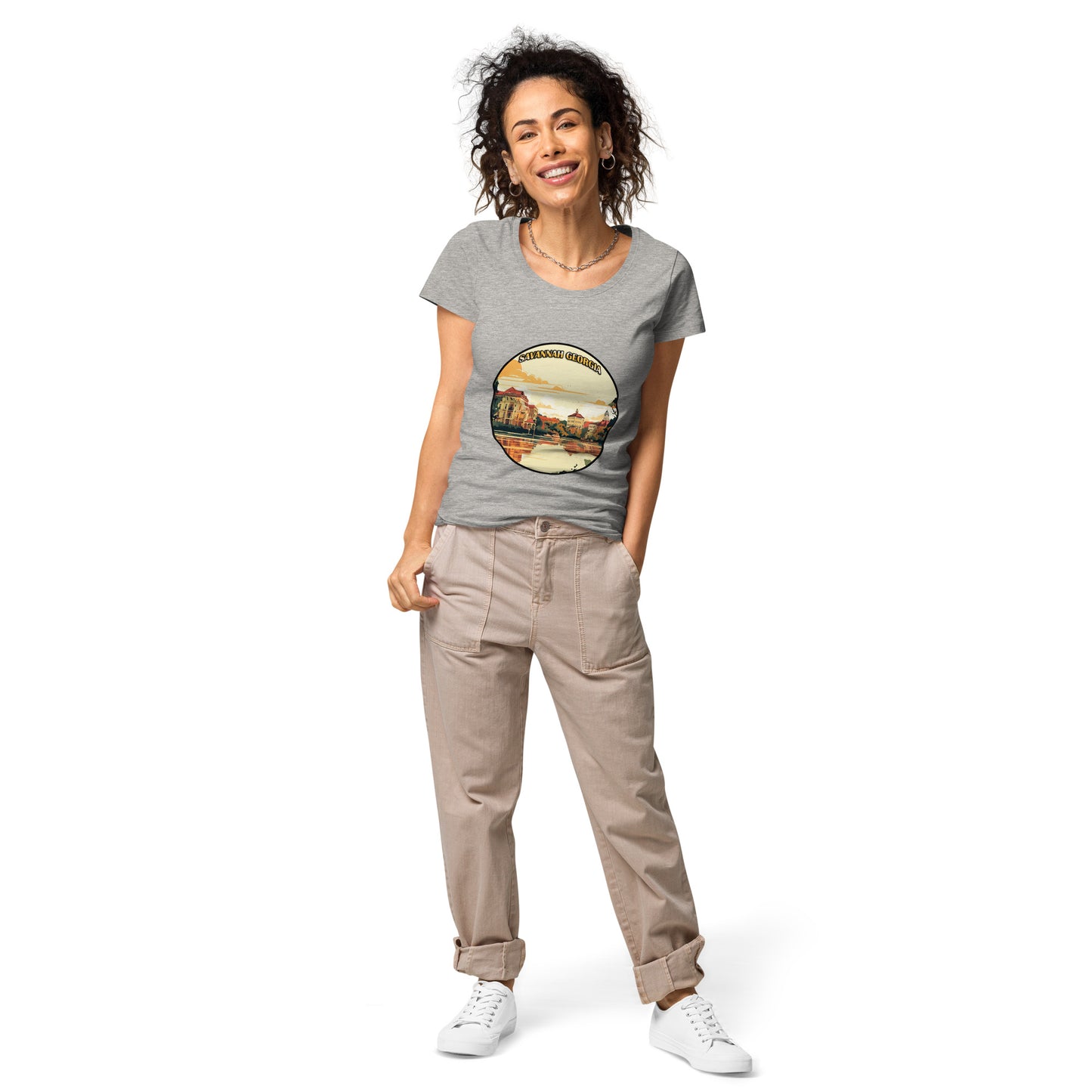 Savannah Georgia Souvenir Women’s basic organic t-shirt