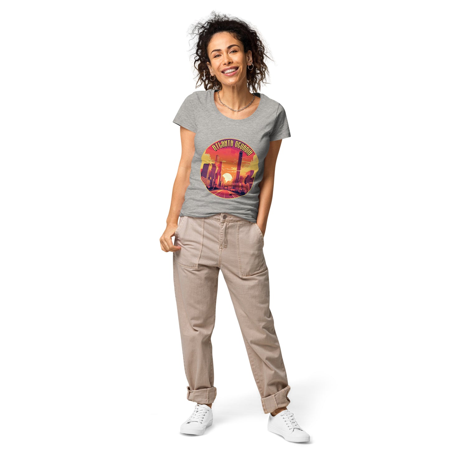 Atlanta Georgia Souvenir Women’s basic organic t-shirt