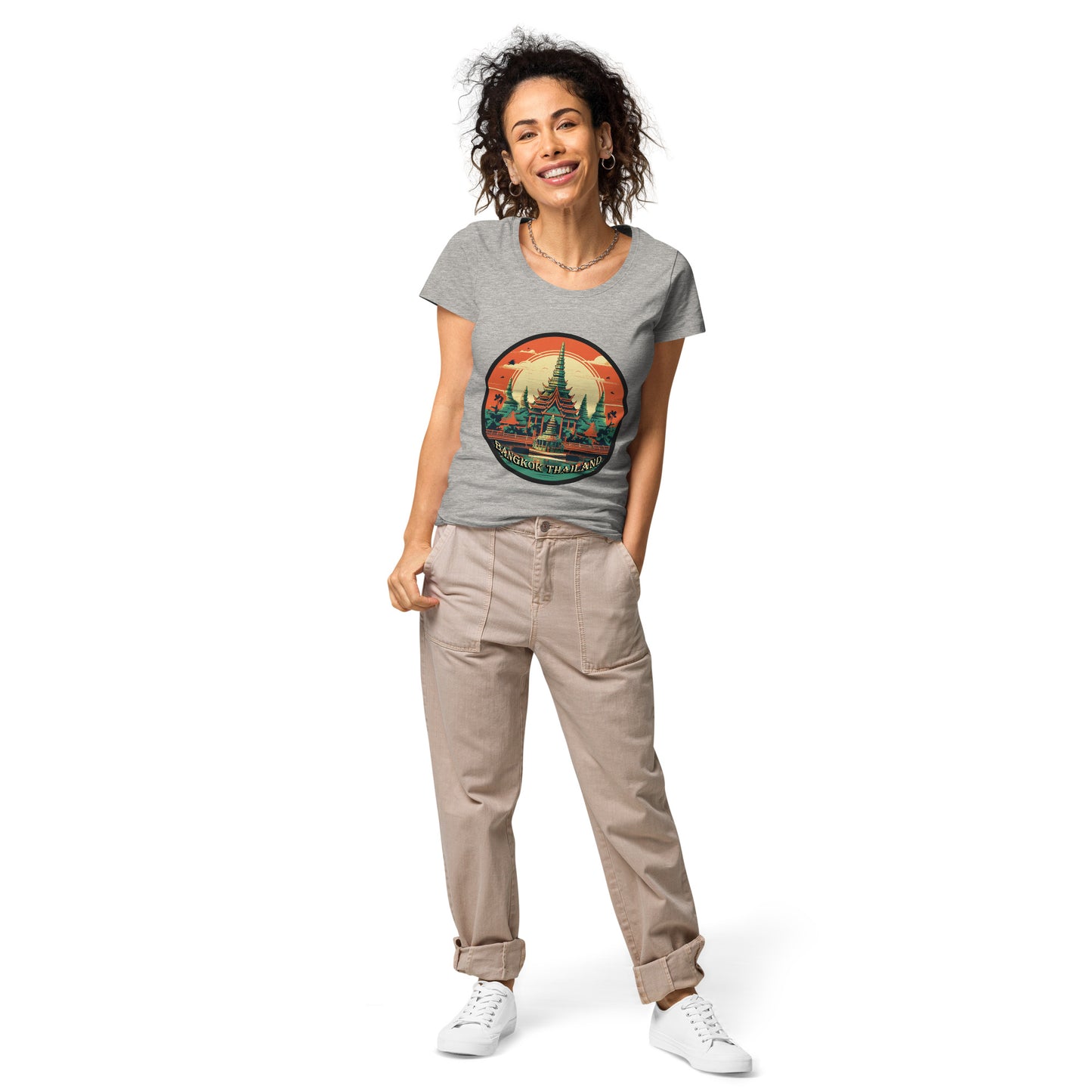 Bangkok Thailand Souvenir Women’s basic organic t-shirt