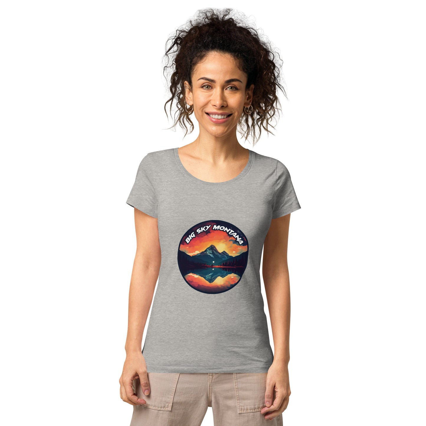 Big Sky Montana Souvenir Women’s basic organic t-shirt