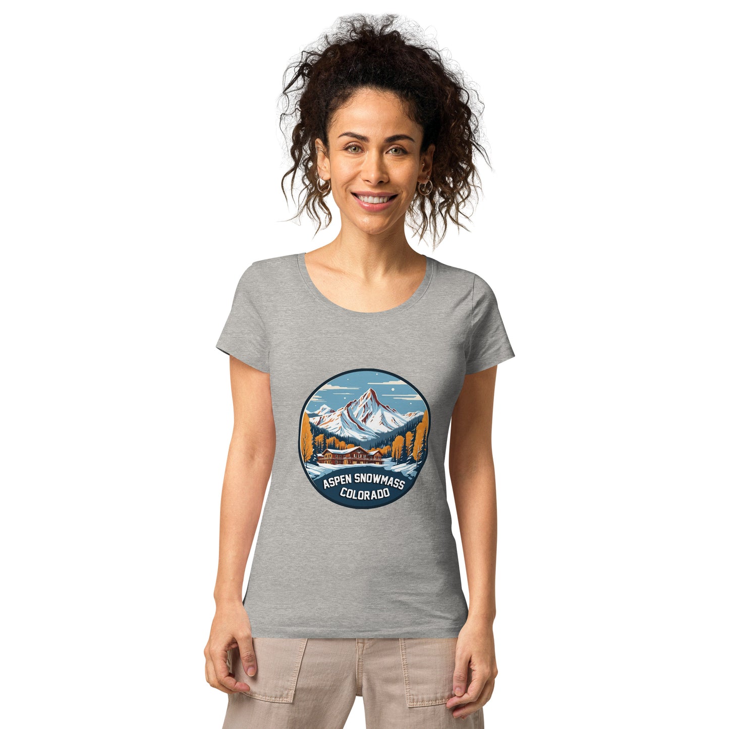 Aspen Snowmass Colorado Souvenir Women’s basic organic t-shirt