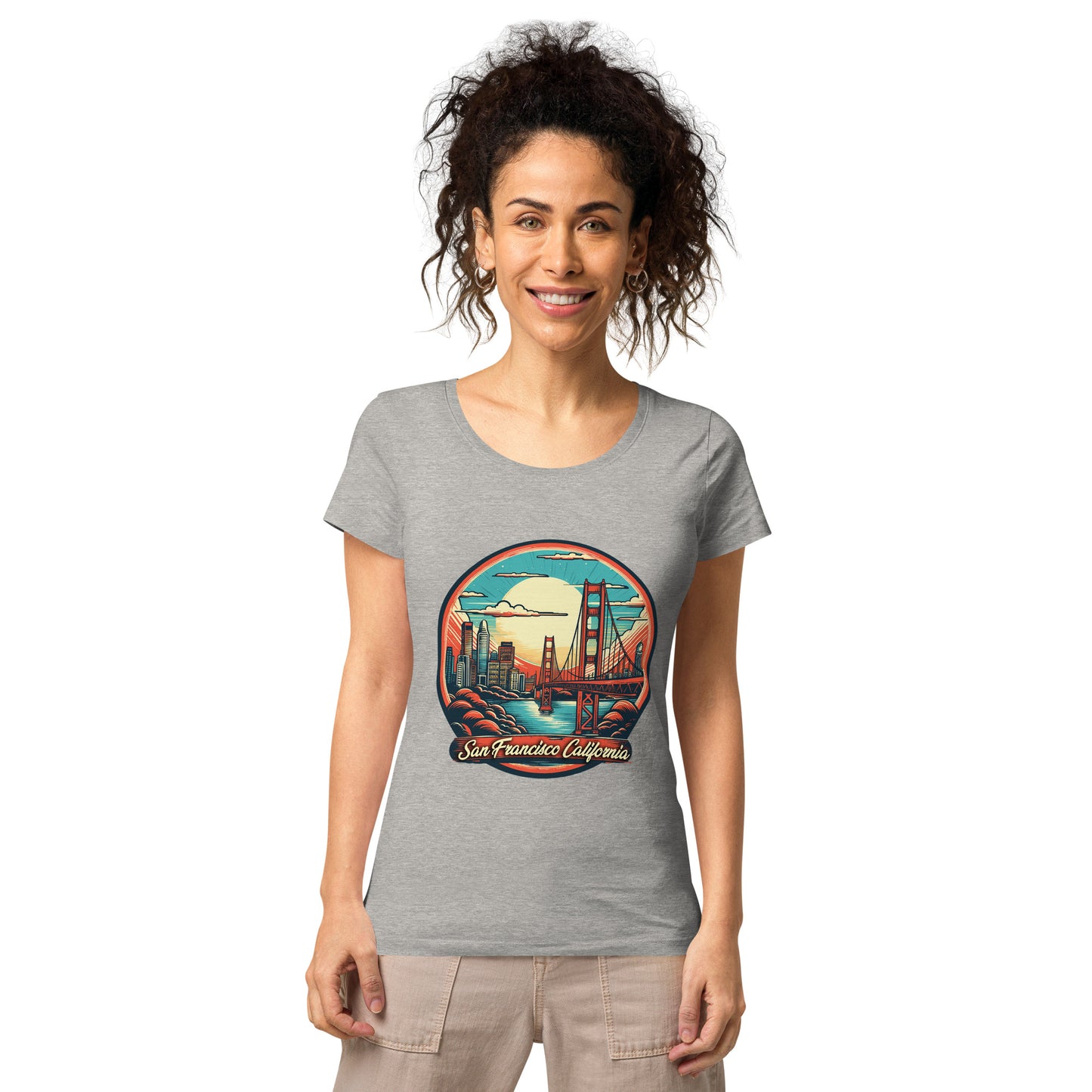 San Francisco California Souvenir Women’s basic organic t-shirt