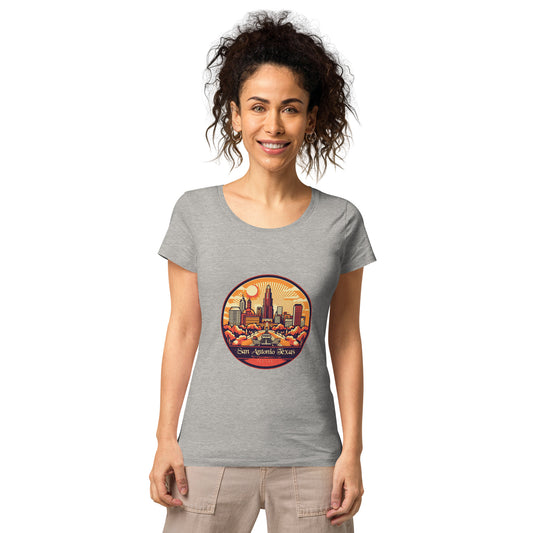 San Antonio Texas Souvenir Women’s basic organic t-shirt