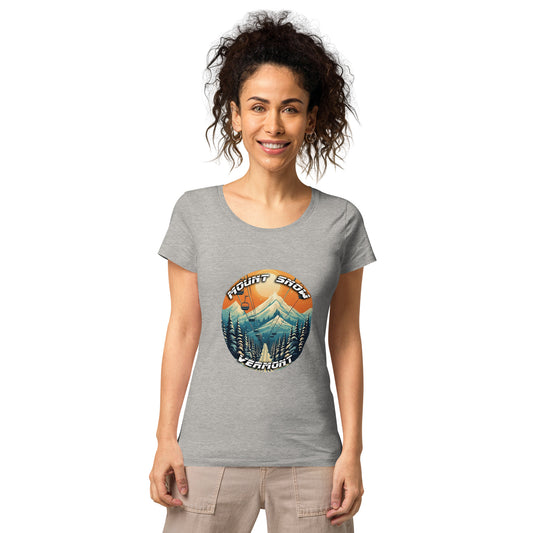 Mount Snow Vermont Souvenir Women’s basic organic t-shirt