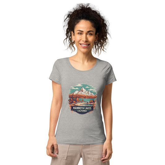 Mammoth Lakes California Souvenir Women’s basic organic t-shirt