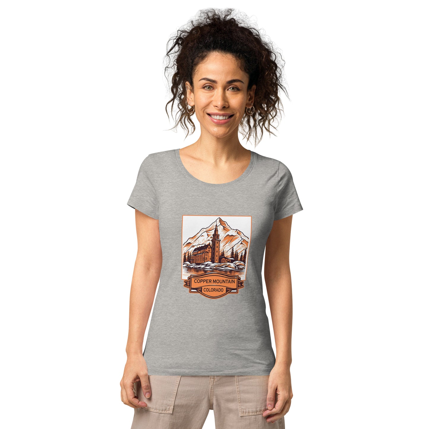 Copper Mountain Colorado Souvenir Women’s basic organic t-shirt