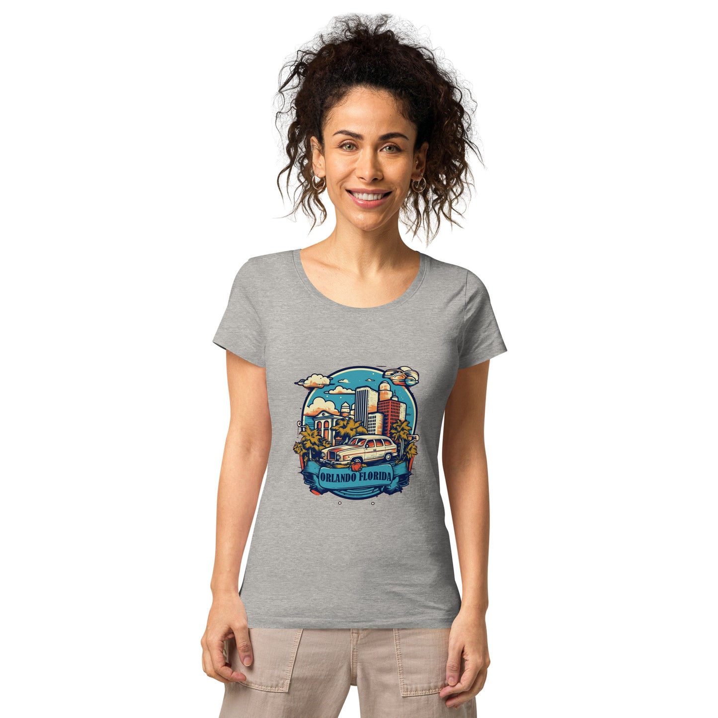 Orlando Florida Souvenir Women’s basic organic t-shirt