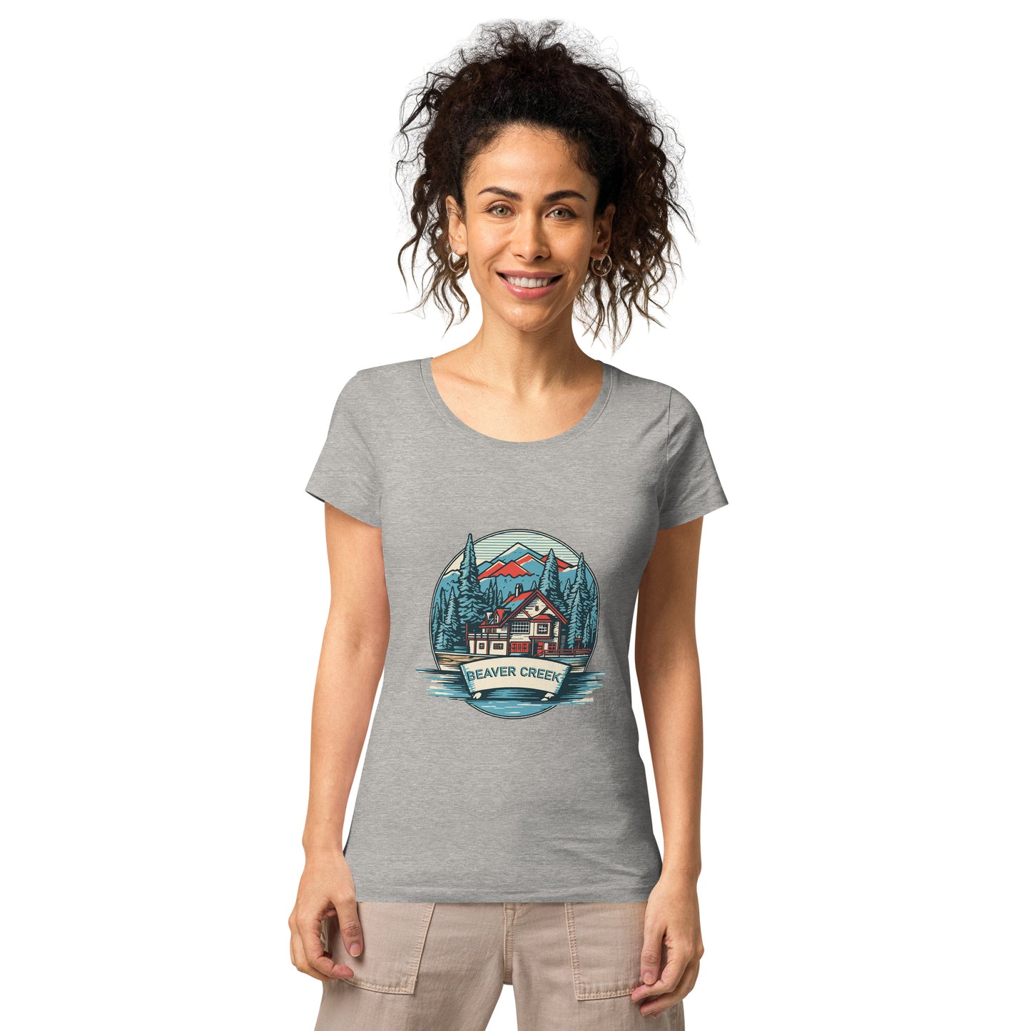 Beaver Creek Colorado Souvenir Women’s basic organic t-shirt