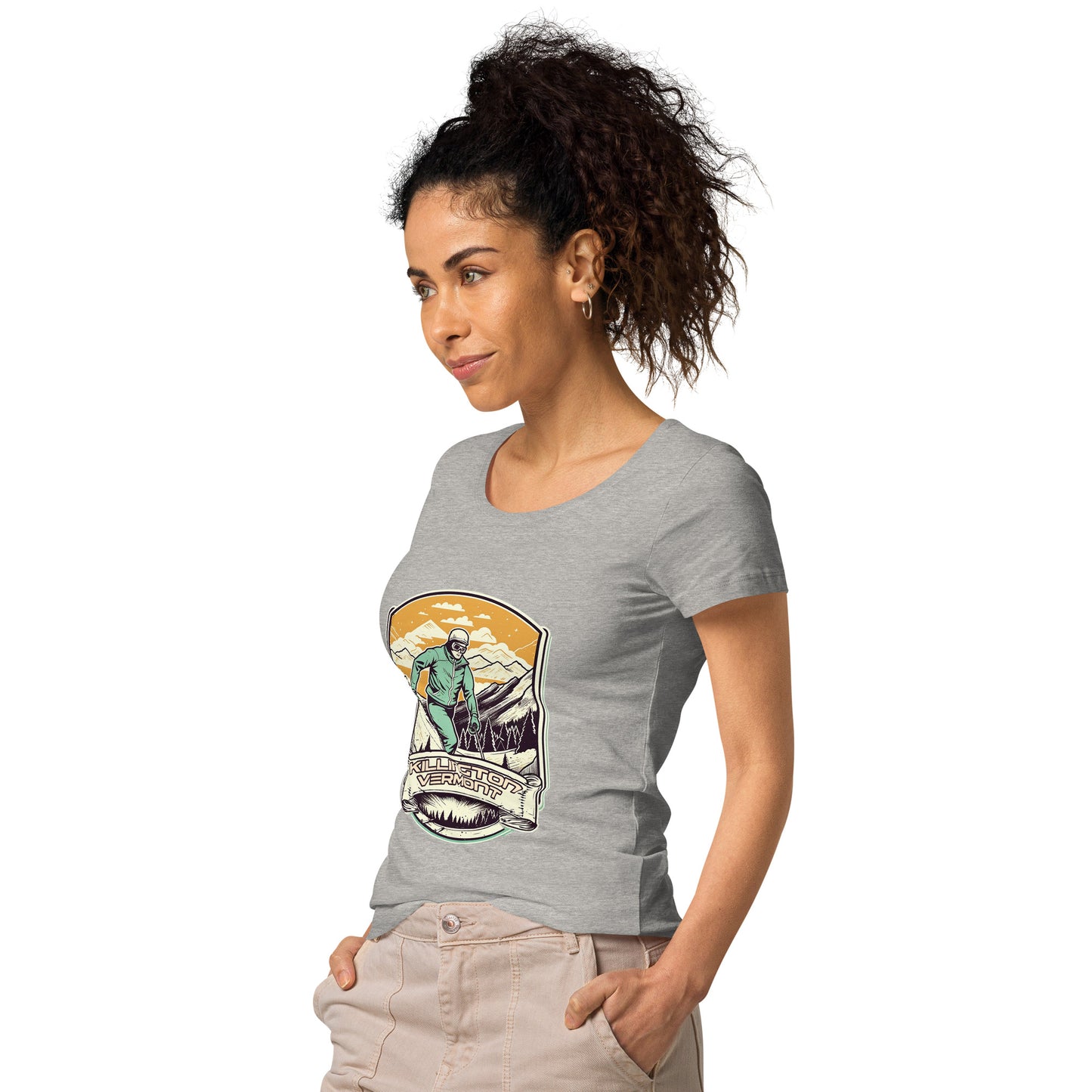 Killington Vermont Souvenir Women’s basic organic t-shirt