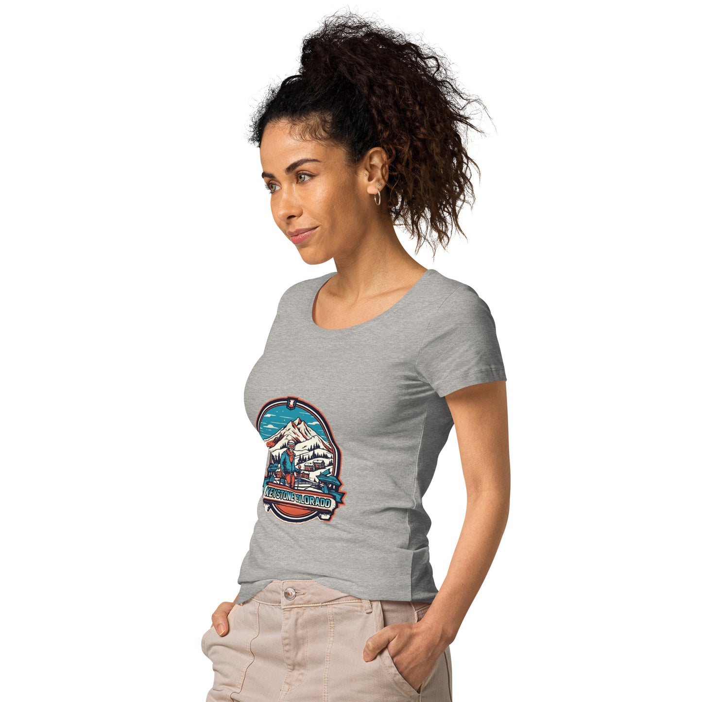 Keystone Colorado Souvenir Women’s basic organic t-shirt