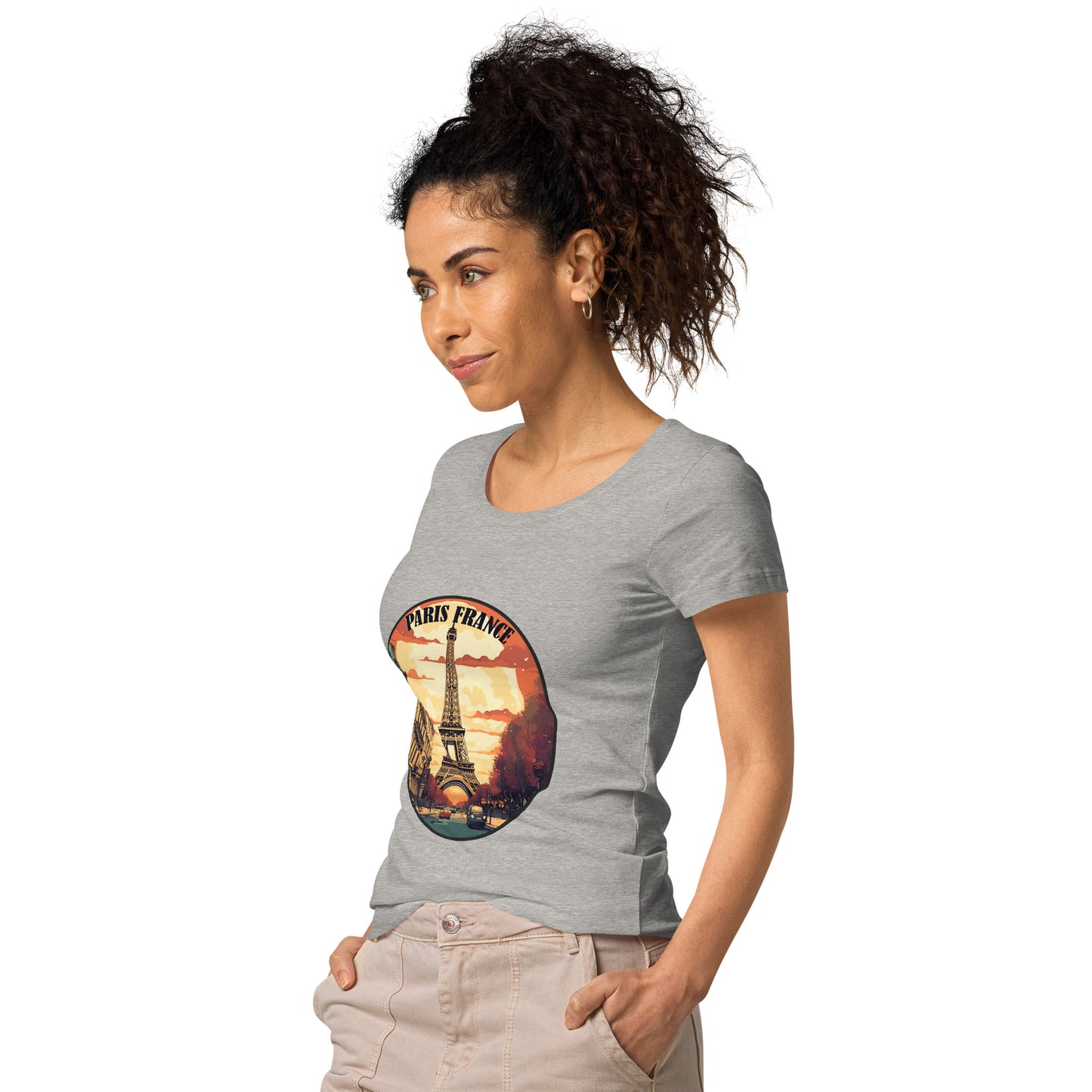 Paris France Souvenir Women’s basic organic t-shirt