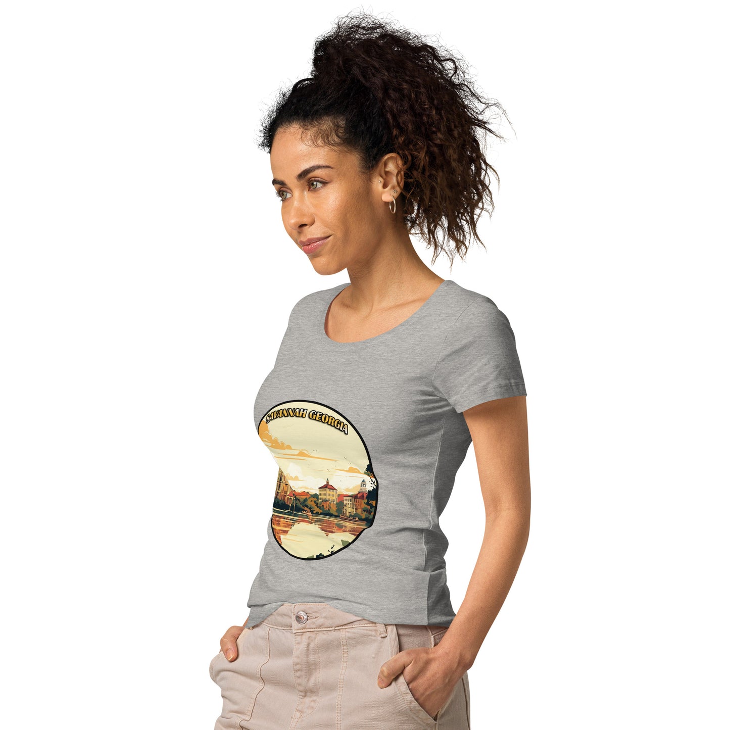 Savannah Georgia Souvenir Women’s basic organic t-shirt