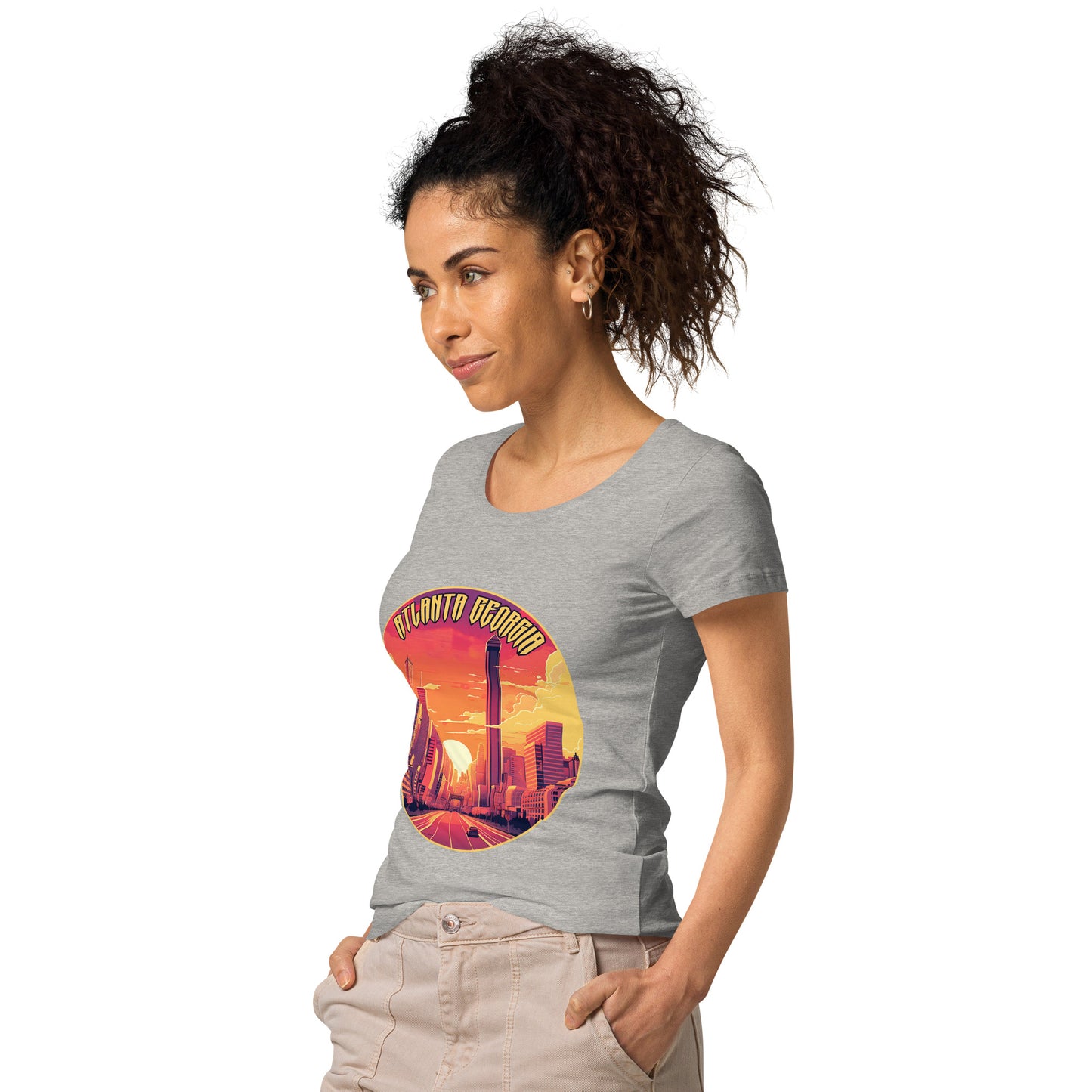 Atlanta Georgia Souvenir Women’s basic organic t-shirt