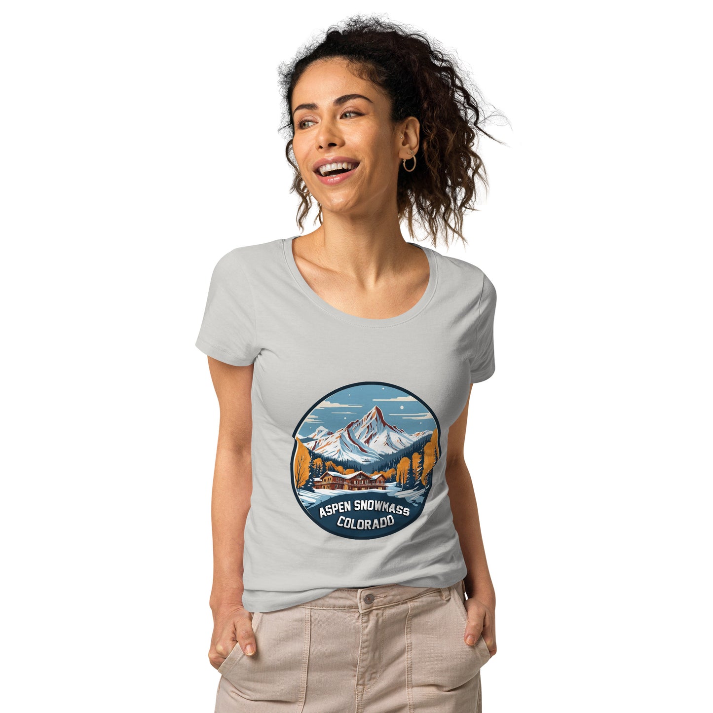 Aspen Snowmass Colorado Souvenir Women’s basic organic t-shirt